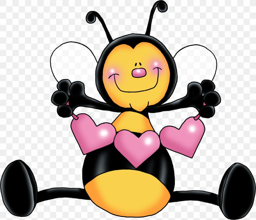Honey Bee Maya Heart Clip Art, PNG, 1393x1200px, Bee, Bumblebee, Heart, Honey Bee, Insect Download Free