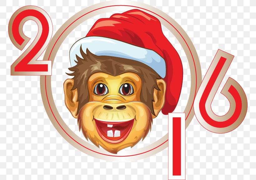 Chinese New Year Monkey Cartoon, PNG, 767x577px, New Year, Cartoon, Chinese New Year, Chinese Zodiac, Christmas Download Free