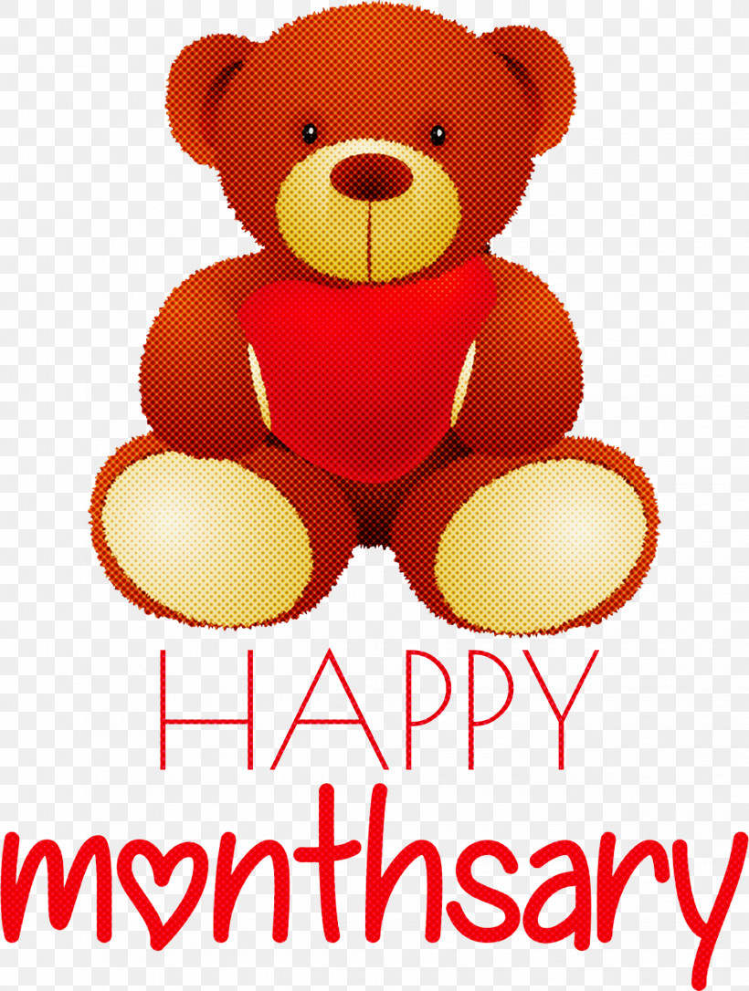 Happy Monthsary, PNG, 2265x3000px, Happy Monthsary, Bears, Flower, Meter, Snout Download Free