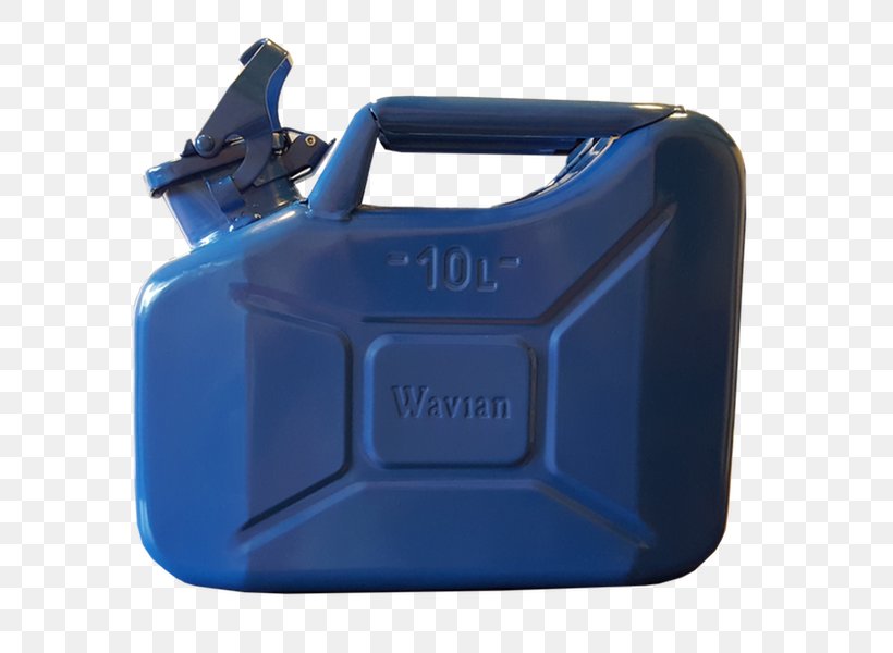 Jerrycan Plastic Liter Metal Tin Can, PNG, 600x600px, Jerrycan, Automotive Exterior, Blue, Cobalt Blue, Container Download Free