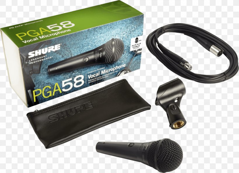 Microphone Shure SM58 XLR Connector Shure PGA58, PNG, 1200x869px, Microphone, Audio, Audio Equipment, Capacitor, Cardioid Download Free