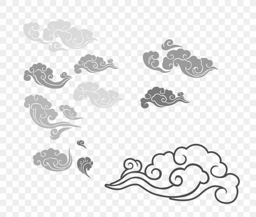 Design Image China Wind Wave, PNG, 1500x1274px, China, Black, Black And White, Body Jewelry, Chinoiserie Download Free
