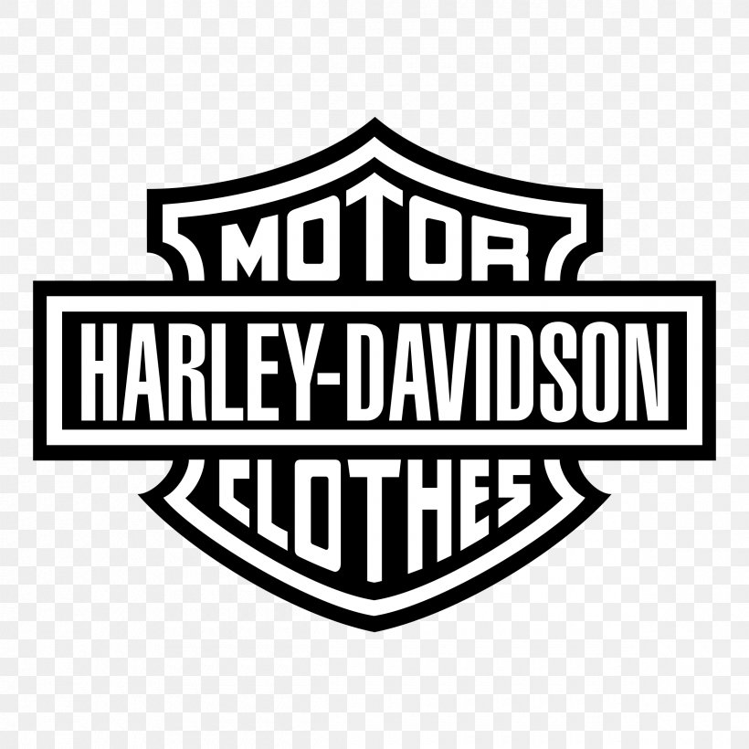 Harley-Davidson Logo Motorcycle, PNG, 2400x2400px, Harleydavidson, Area, Black And White, Brand, Harley Accessories Download Free