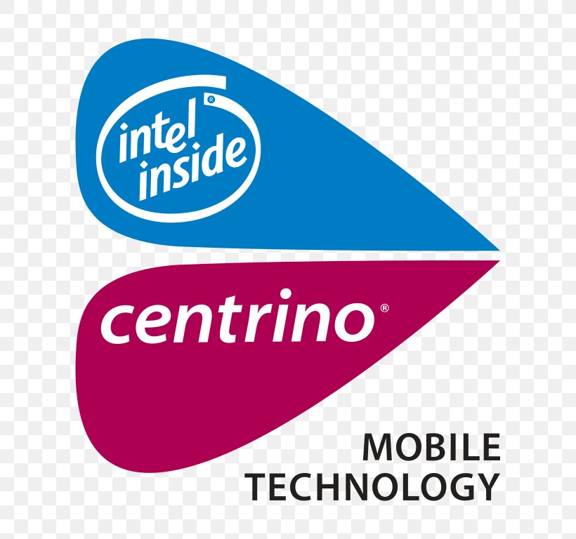 Centrino Intel Logo Clip Art Laptop, PNG, 712x768px, Centrino, Area, Brand, Central Processing Unit, Computer Font Download Free