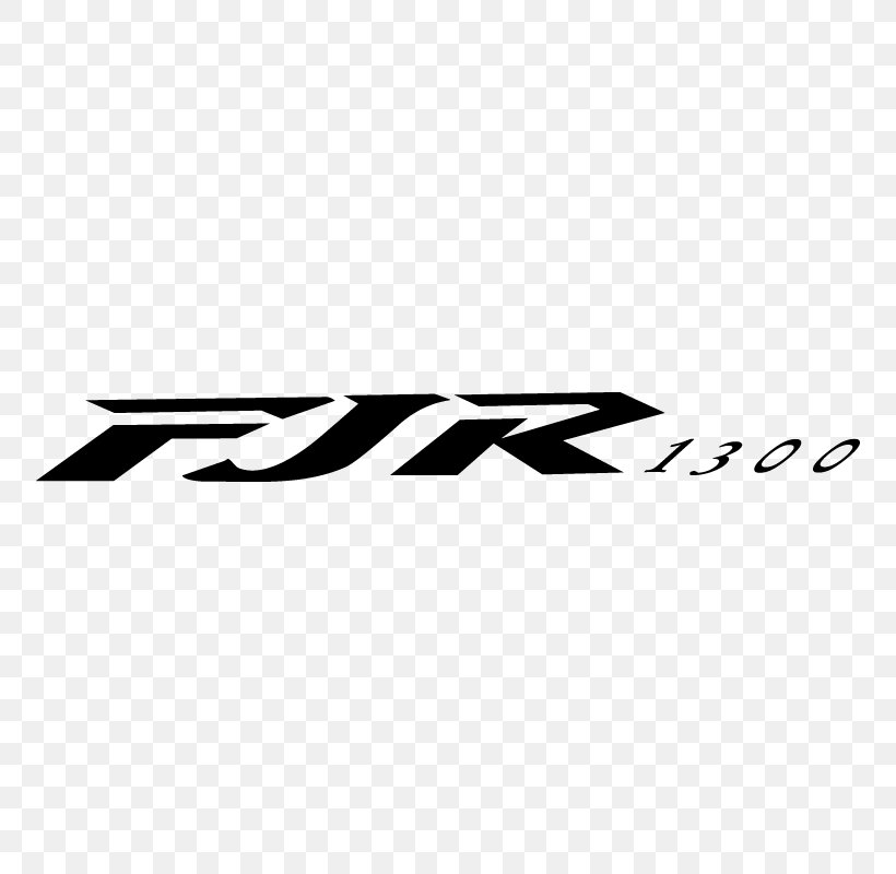 Brand Yamaha Motor Company Yamaha FJR1300 Sticker Motorcycle, PNG, 800x800px, Brand, Adhesive, Area, Black, Black And White Download Free