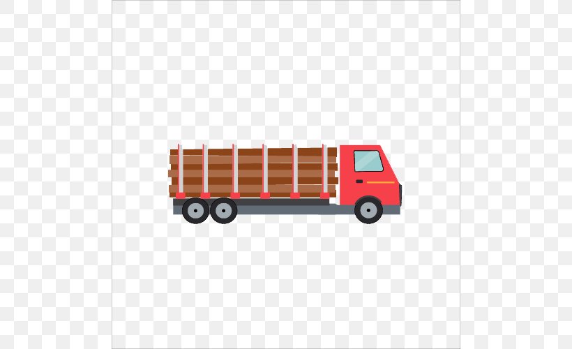 Car Dump Truck Semi-trailer Truck, PNG, 500x500px, Car, Apartment, Automotive Design, Dump Truck, Flat Design Download Free