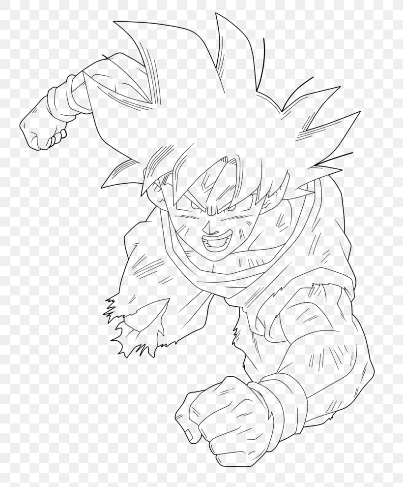 Goku Frieza Super Saiyan Drawing Sketch, PNG, 808x989px, Watercolor, Cartoon, Flower, Frame, Heart Download Free
