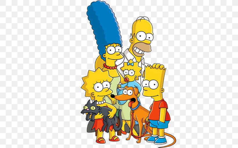 Homer Simpson Bart Simpson Marge Simpson Maggie Simpson Lisa Simpson, PNG, 512x512px, Homer Simpson, Area, Art, Bart Simpson, Cartoon Download Free