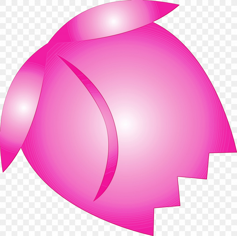 Pink M Sphere, PNG, 2277x2269px, Watercolor, Paint, Pink M, Sphere, Wet Ink Download Free