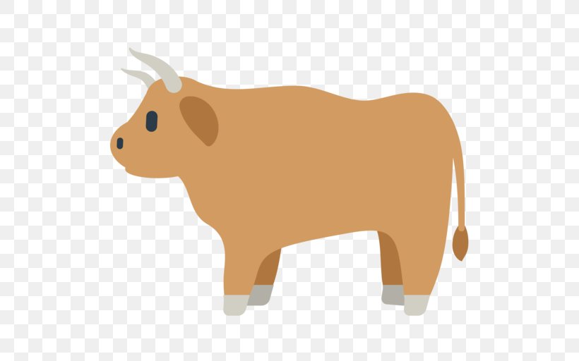 Cattle Pig Dog Snout Mammal, PNG, 512x512px, Cattle, Animal, Animal Figure, Animated Cartoon, Canidae Download Free