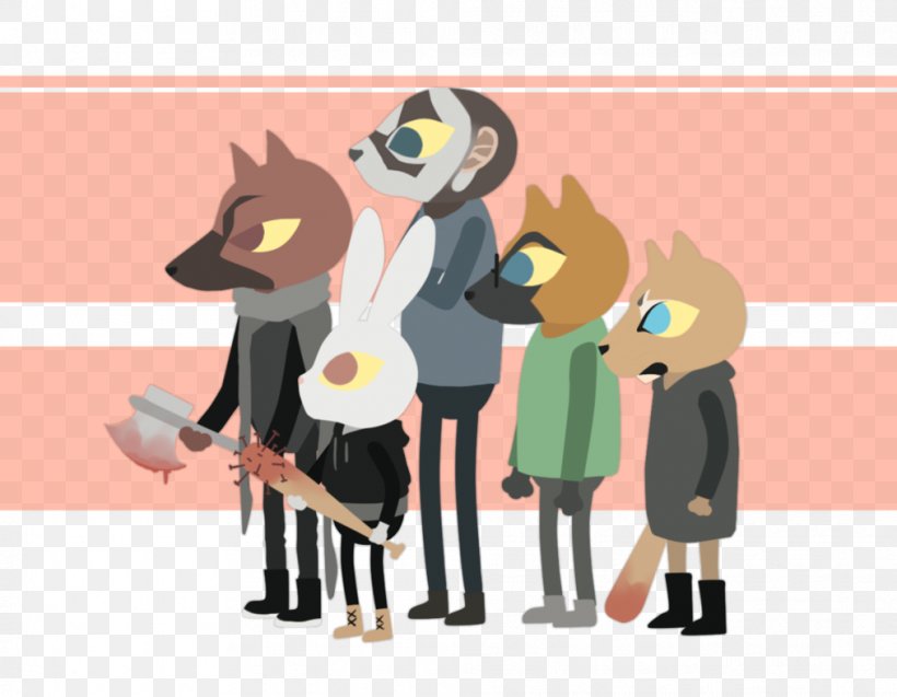 Night In The Woods Character Fan Art Illustration Flemish Giant Rabbit, PNG, 1013x788px, Night In The Woods, Art, Cartoon, Character, Fan Art Download Free