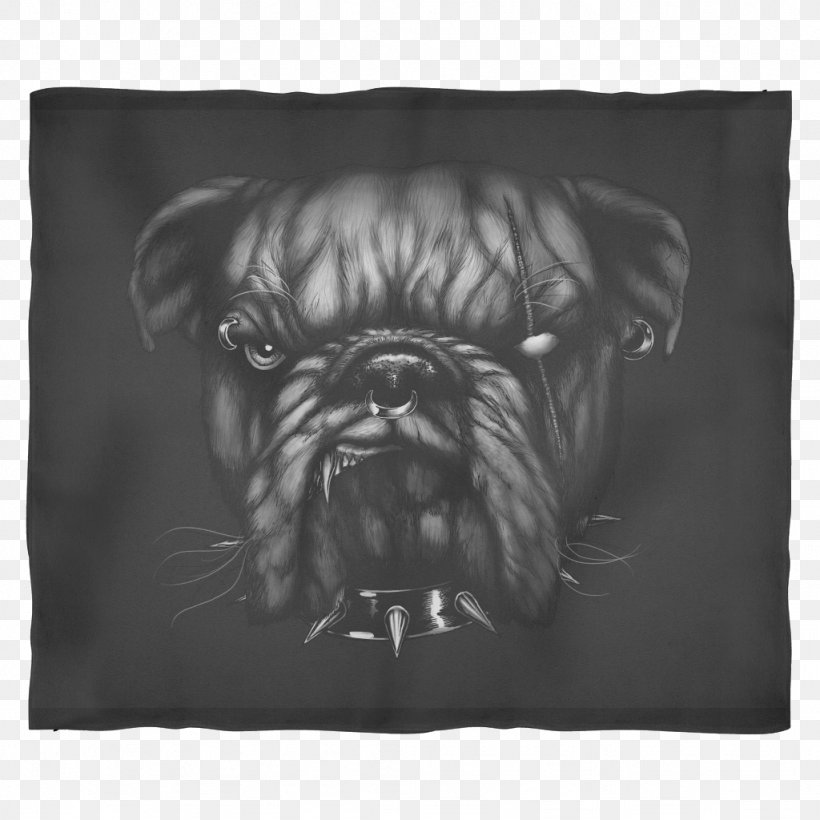 Pug Dog Breed Pillow Cushion Drawing, PNG, 1024x1024px, Pug, Black, Black And White, Breed, Carnivoran Download Free