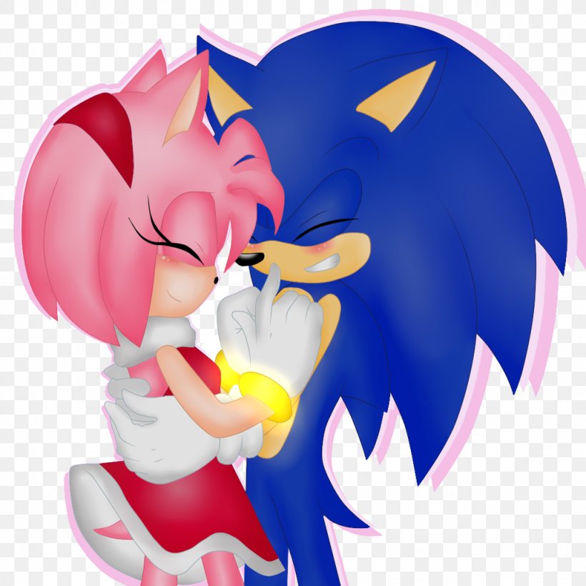 Sonic The Hedgehog Amy Rose Shadow The Hedgehog Tails, PNG, 1024x1024px, Watercolor, Cartoon, Flower, Frame, Heart Download Free