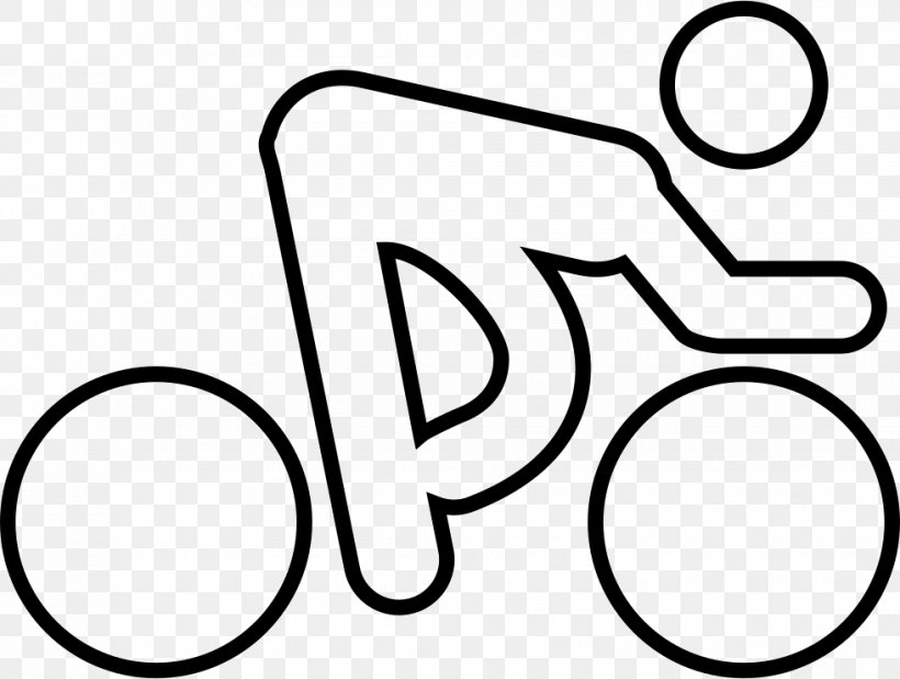 Cycling Sport Symbol, PNG, 980x740px, Cycling, Area, Bicycle, Black, Black And White Download Free