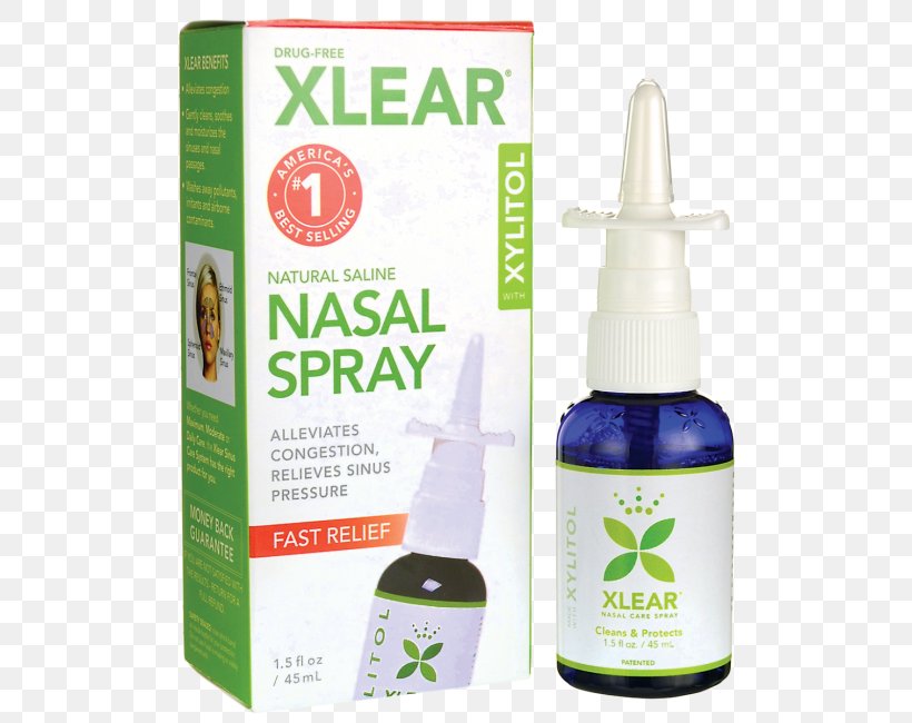 Nasal Spray Xylitol Nose Allergy Saline, PNG, 650x650px, Nasal Spray, Allergy, Irritation, Liquid, Nasal Cavity Download Free