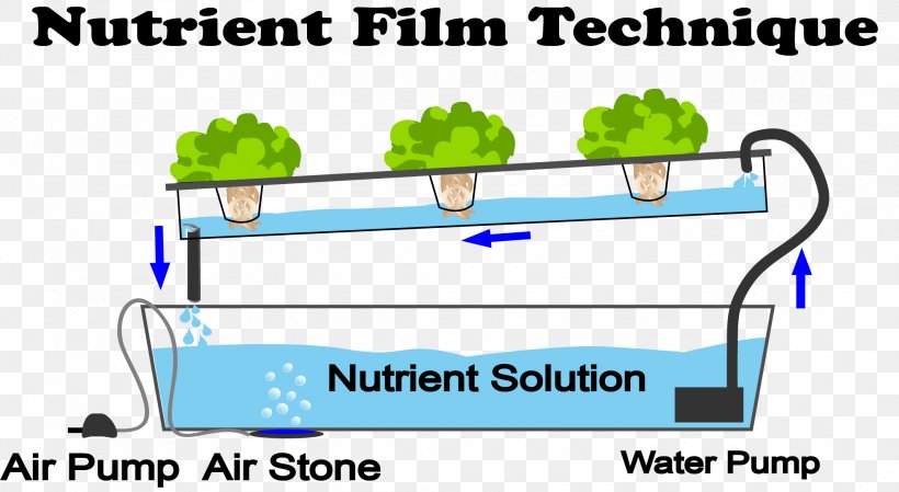Nutrient Film Technique Hydroponics Hydroponic Gardening Aquaponics, PNG, 2129x1168px, Nutrient, Aquaponics, Area, Diagram, Film Download Free