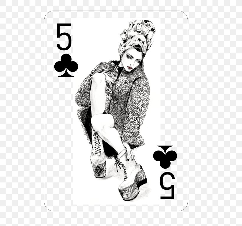 Playing Card Fashion Illustration Game, PNG, 523x768px, Watercolor, Cartoon, Flower, Frame, Heart Download Free
