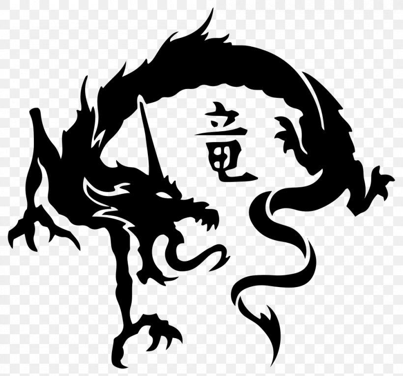 China Chinese Dragon Tattoo Japanese Dragon, PNG, 1000x934px, China, Art, Black, Black And White, Chinese Dragon Download Free