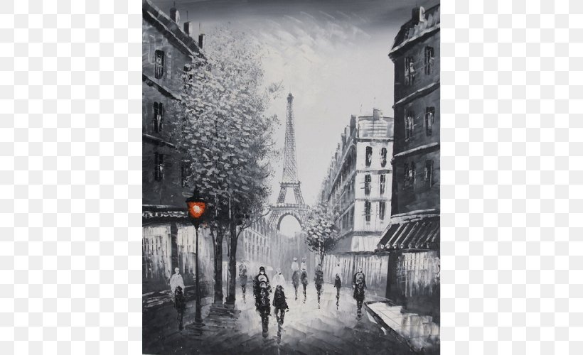 Eiffel Tower Oil Painting Canvas Art, PNG, 500x500px, Eiffel Tower, Abstract Art, Art, Art Museum, Artist Download Free