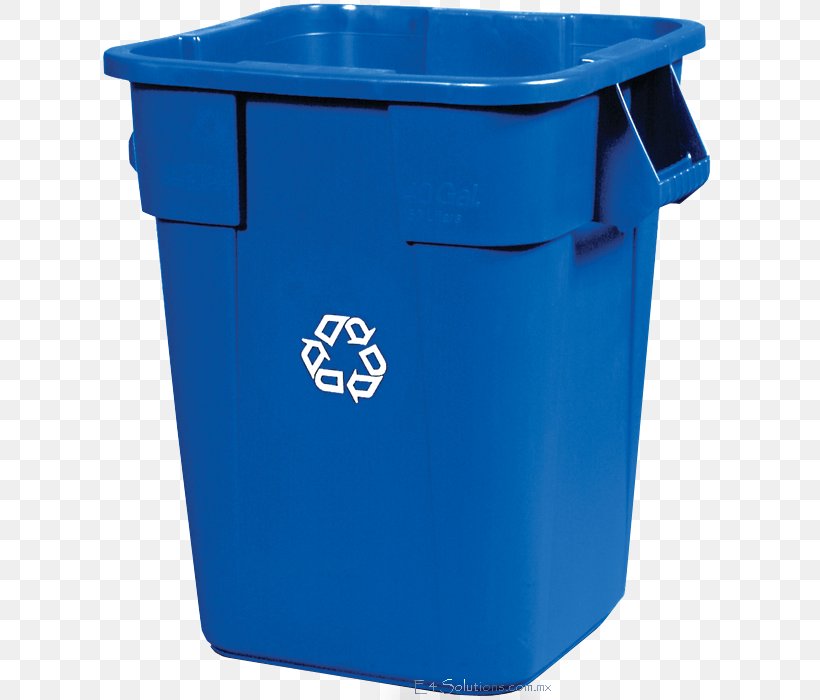 Recycling Bin Rubbish Bins & Waste Paper Baskets Container, PNG, 700x700px, Recycling Bin, Blue, Cobalt Blue, Container, Electric Blue Download Free