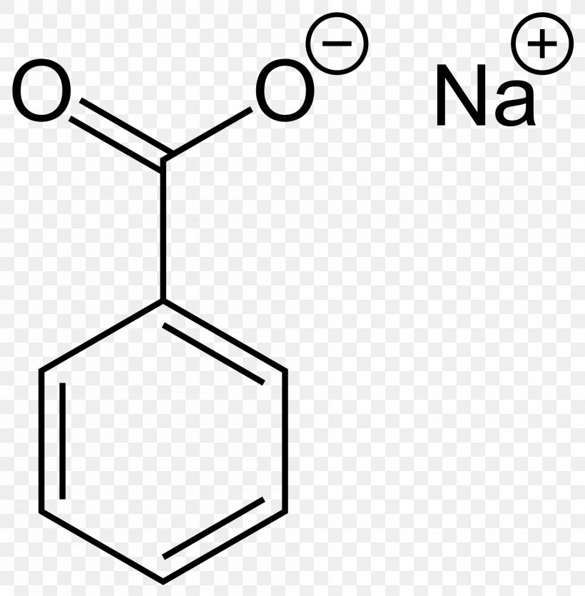 Sodium Benzoate Sodium Salts Benzoic Acid, PNG, 2000x2039px, Sodium Benzoate, Acid, Area, Benzoic Acid, Black Download Free