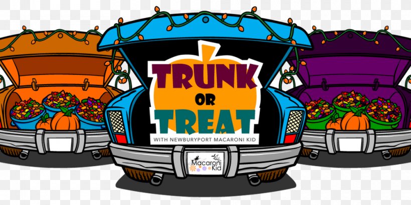 Trick-or-treating Halloween Party Car Festival, PNG, 1000x500px, 2018, Trickortreating, Brand, Candy, Car Download Free