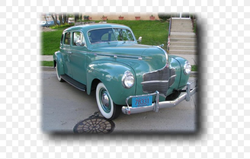 Antique Car Mid-size Car Dodge Vintage Car, PNG, 644x522px, Antique Car, Antique, Brand, Bumper, Car Download Free