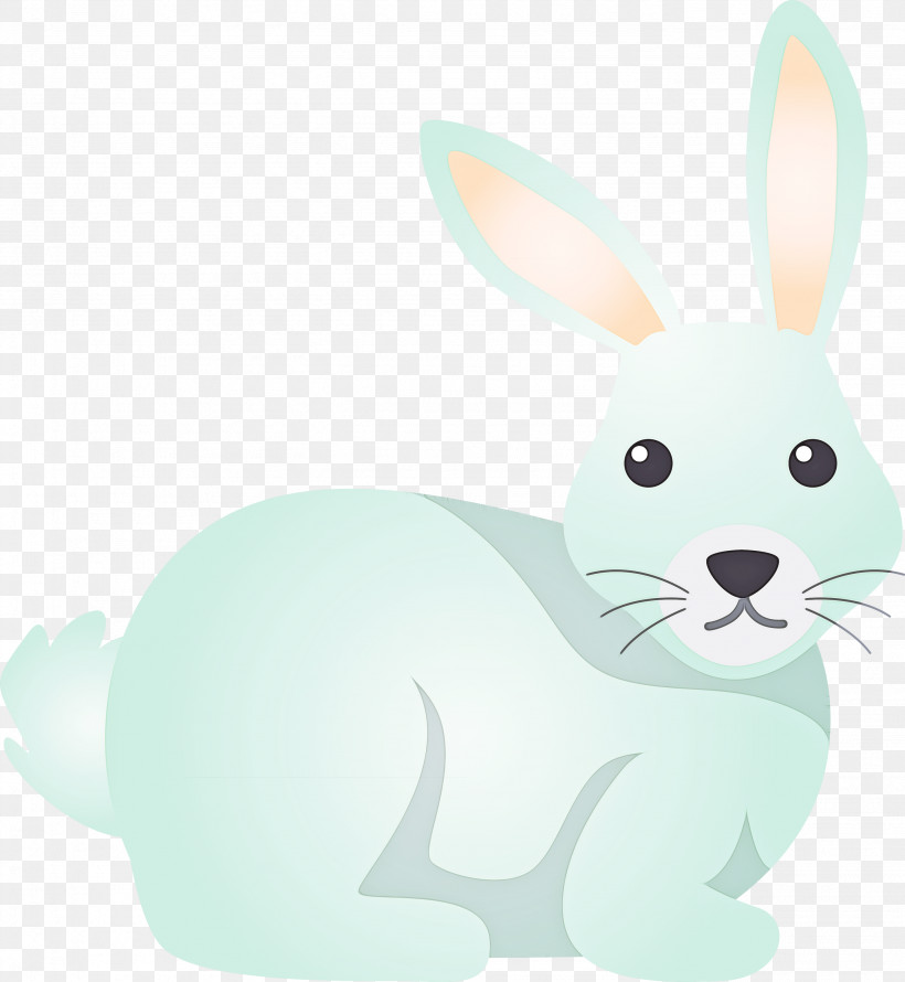 Easter Bunny, PNG, 2762x3000px, Watercolor Rabbit, Animal Figure, Arctic Hare, Cartoon, Easter Bunny Download Free