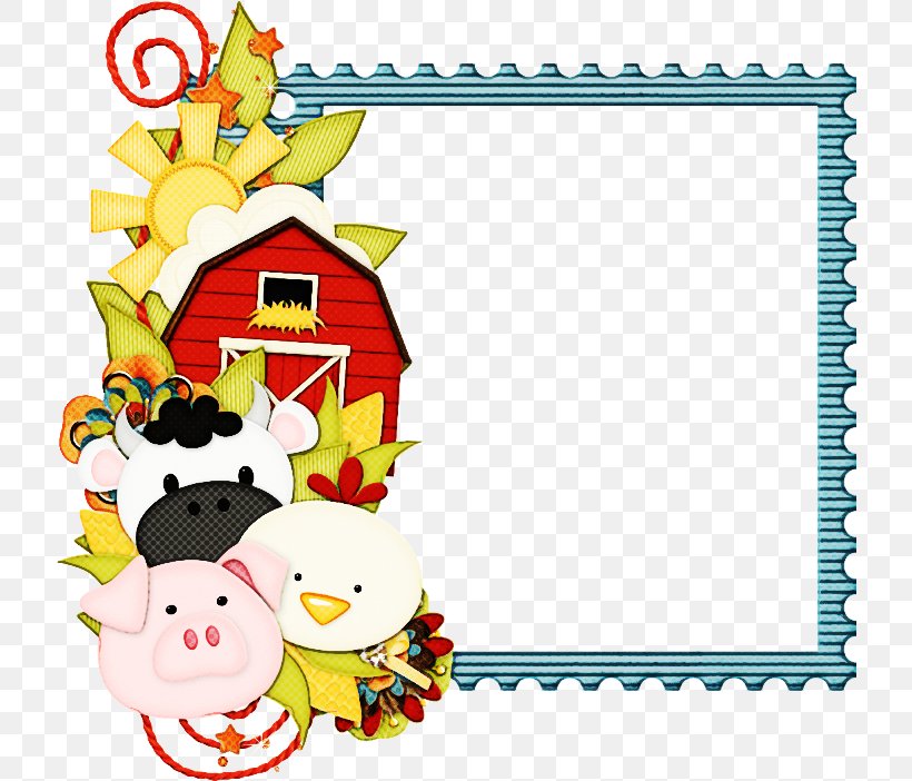 Picture Frame Frame, PNG, 720x702px, Borders And Frames, Agriculture, Animal, Barnyard, Borders Clip Art Download Free