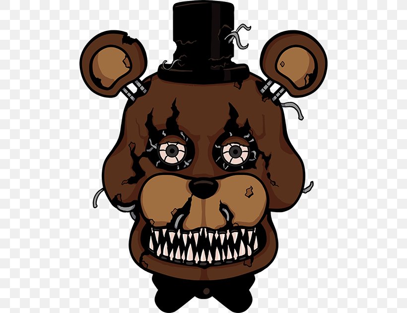 T-shirt Five Nights At Freddy's 4 Five Nights At Freddy's 3 Hoodie Nightmare, PNG, 500x630px, Tshirt, Bone, Crew Neck, Fictional Character, Five Nights At Freddy S Download Free