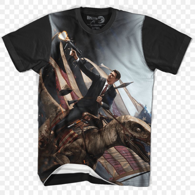 Velociraptor T-shirt United States Of America Dinosaur Star Polygons In Art And Culture, PNG, 1200x1200px, Velociraptor, Brand, Culture, Dinosaur, Outerwear Download Free
