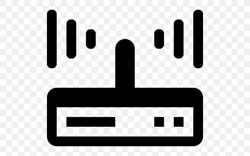 Wireless Router Wireless Network, PNG, 512x512px, Router, Area, Black And White, Brand, Computer Network Download Free