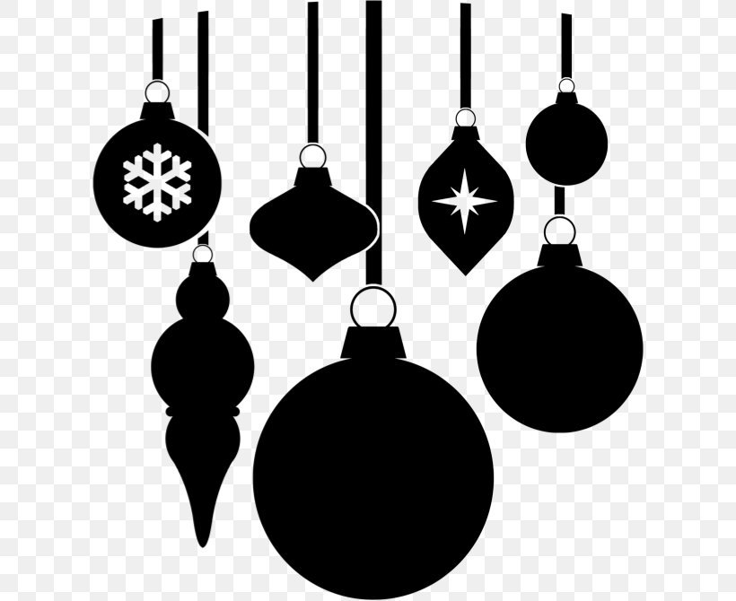 Christmas Ornament Black And White Clip Art, PNG, 614x670px, Christmas Ornament, Black And White, Christmas, Light Fixture, Monochrome Download Free