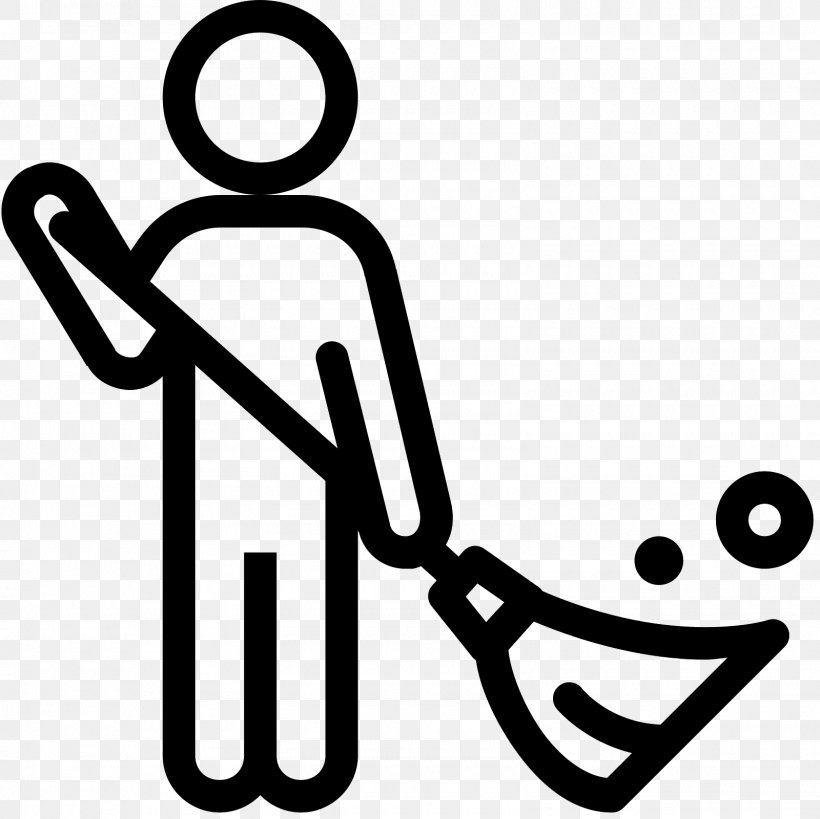 Maid Service Housekeeper Clip Art, PNG, 1600x1600px, Maid Service, Area, Black And White, Broom, Cleaner Download Free