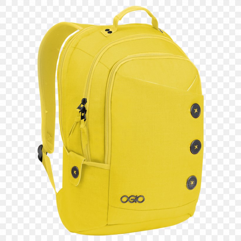 Backpacking OGIO International, Inc. Yellow, PNG, 1500x1500px, Backpack, Backpacking, Bag, Baggage, Electric Blue Download Free