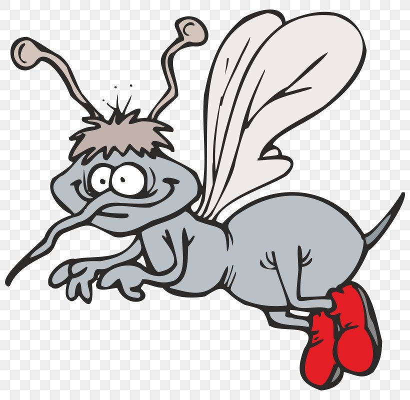 Mosquito Insect Clip Art Cartoon Design, PNG, 800x800px, Mosquito, Art, Artwork, Black And White, Cartoon Download Free