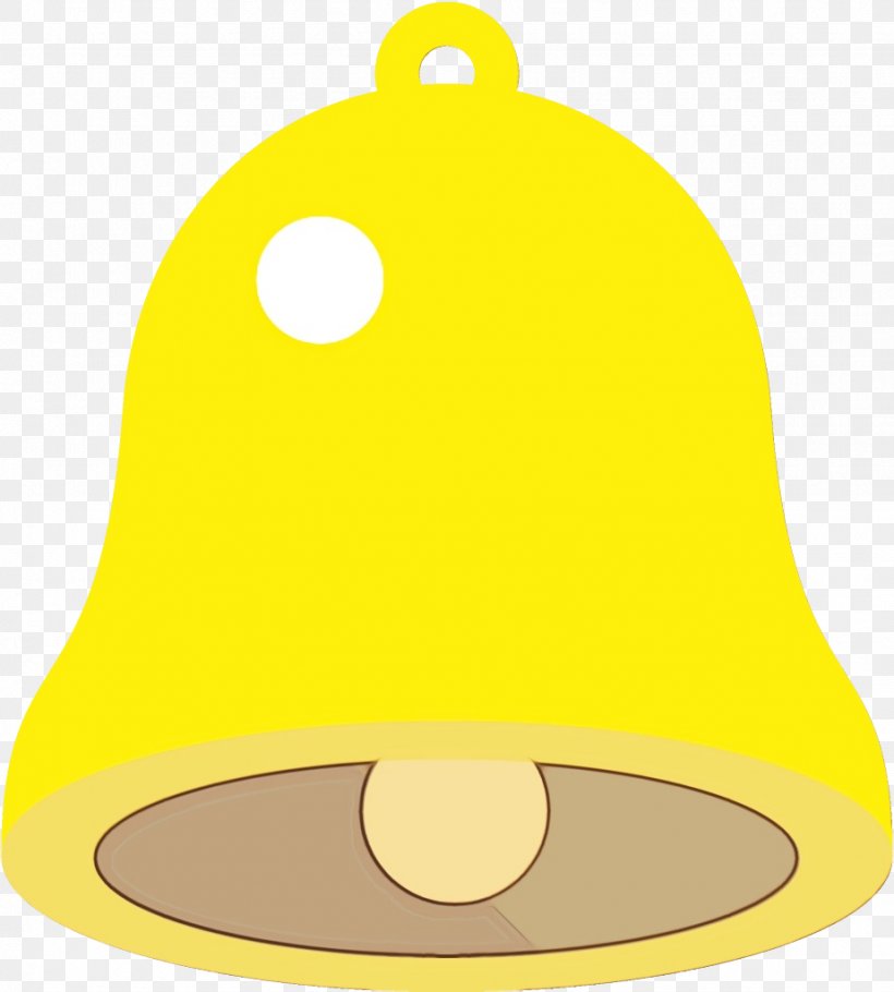 Bell Yellow, PNG, 924x1026px, Watercolor, Bell, Paint, Wet Ink, Yellow Download Free