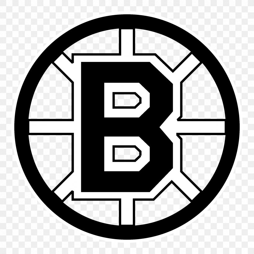 Boston Bruins Chicago Blackhawks Philadelphia Flyers Logo Ice Hockey, PNG, 2400x2400px, Boston Bruins, Area, Ball, Black And White, Brand Download Free