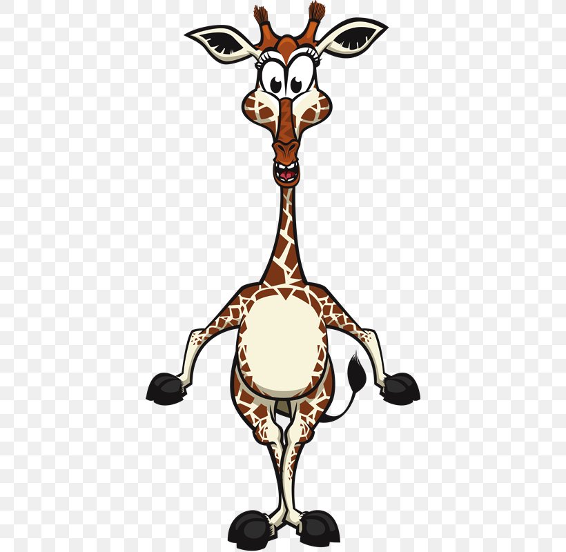 Cartoon Northern Giraffe Animal, PNG, 398x800px, Cartoon, Animal, Drawing, Fauna, Giraffe Download Free