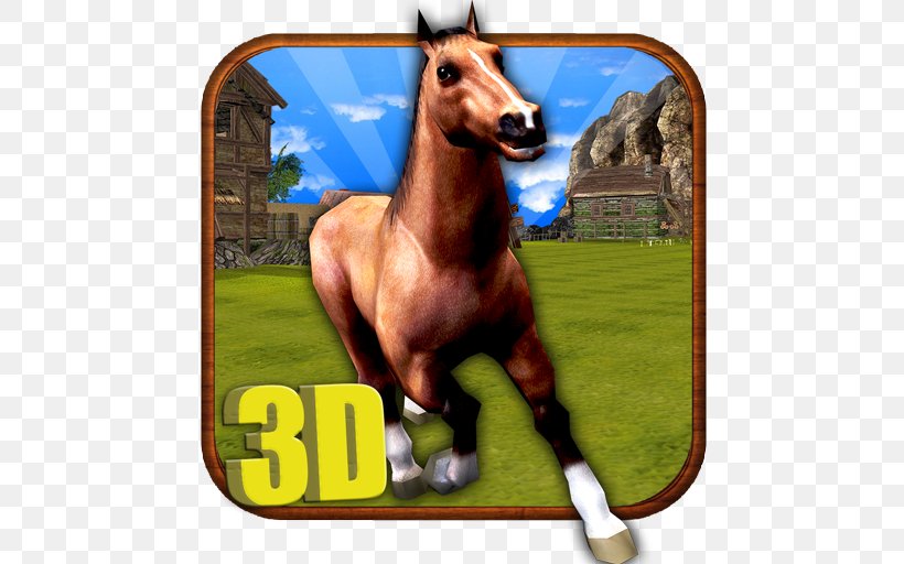 Horse Simulator 3D Game Temple Horse Run 3D, PNG, 512x512px, Horse, Android, Colt, Equestrian, Foal Download Free