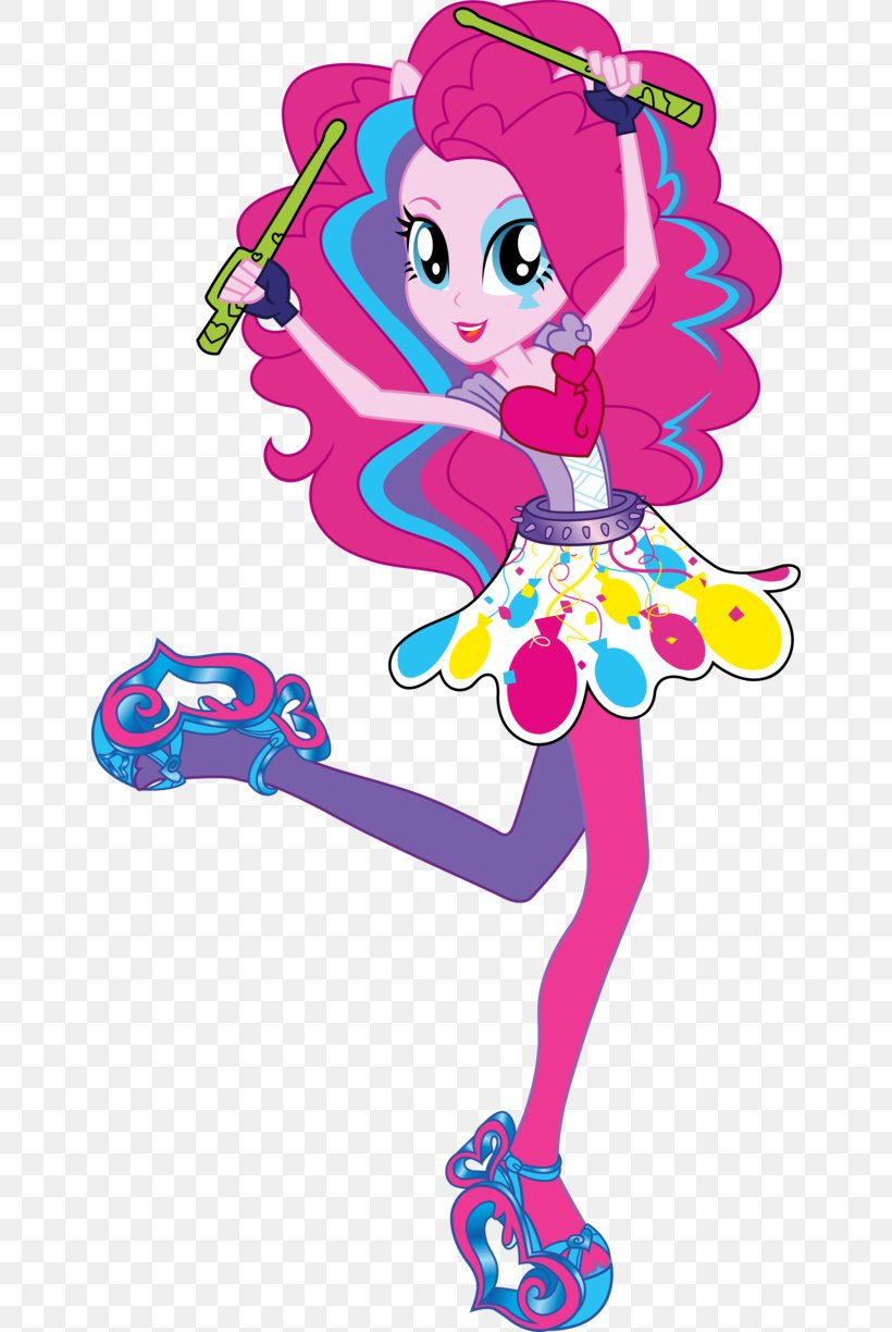 Pinkie Pie Rainbow Dash Twilight Sparkle Rarity Equestria, PNG, 652x1224px, Pinkie Pie, Animal Figure, Applejack, Area, Art Download Free