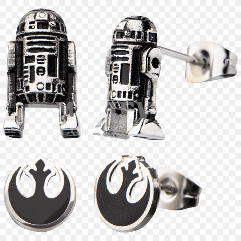 R2-D2 Earring BB-8 Star Wars Anakin Skywalker, PNG, 850x850px, Earring, Anakin Skywalker, Body Jewelry, Cufflink, Droid Download Free