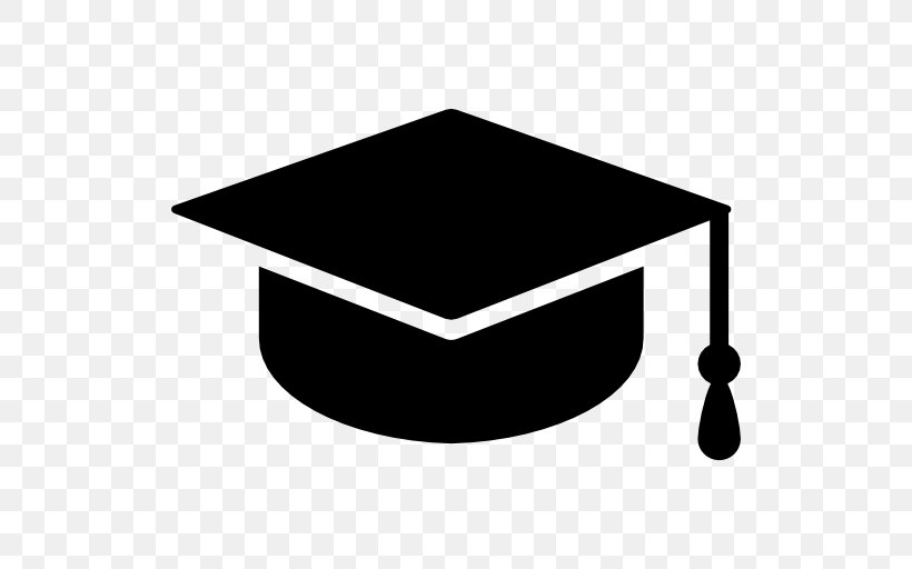 Square Academic Cap Graduation Ceremony Hat, PNG, 512x512px, Square Academic Cap, Black, Black And White, Cap, Education Download Free