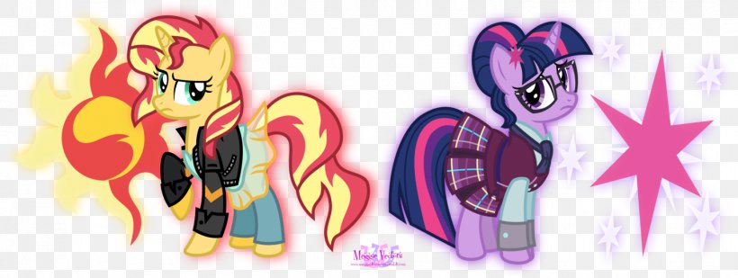Twilight Sparkle Sunset Shimmer Princess Celestia My Little Pony: Equestria Girls, PNG, 1455x549px, Watercolor, Cartoon, Flower, Frame, Heart Download Free