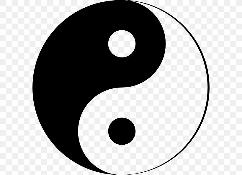Yin And Yang Taoism Concept Symbol Dualism, PNG, 600x594px, Yin And Yang, Area, Belief, Black And White, Concept Download Free