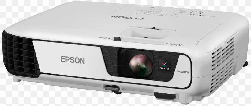 Multimedia Projectors 3LCD LCD Projector Epson, PNG, 2362x1003px, Multimedia Projectors, Audio Receiver, Computer, Contrast Ratio, Electronic Device Download Free