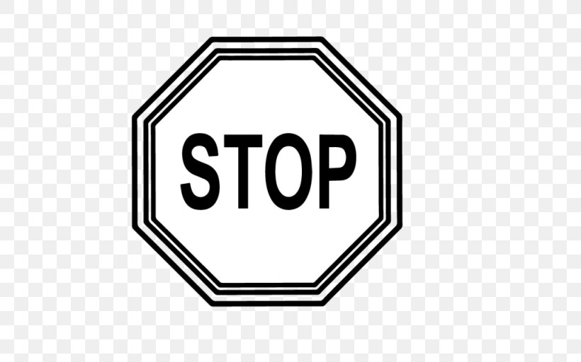 Stop Sign Clip Art, PNG, 1024x640px, Stop Sign, Area, Black And White, Blog, Brand Download Free