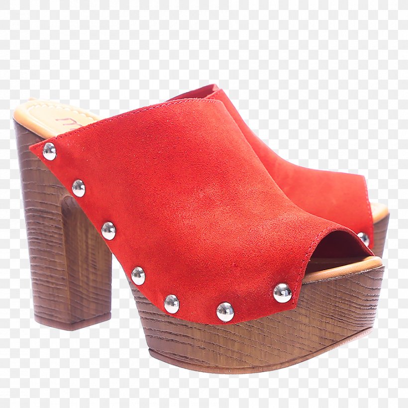 Clog Sandal Product Design Suede, PNG, 900x900px, Clog, Footwear, Outdoor Shoe, Red, Redm Download Free