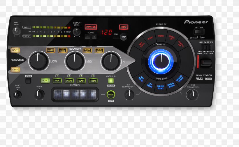 Pioneer DJ Disc Jockey DJ Controller Remix DJ Mixer, PNG, 5044x3116px, Pioneer Dj, Audio, Audio Equipment, Audio Mixers, Audio Receiver Download Free