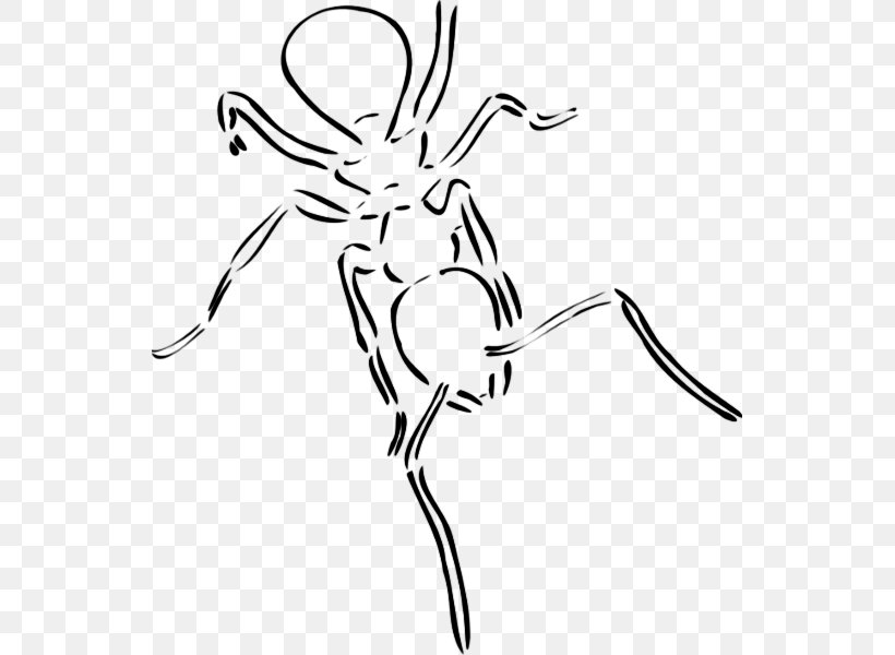 Ant Insect Drawing Clip Art, PNG, 541x600px, Ant, Art, Artwork, Black, Black And White Download Free